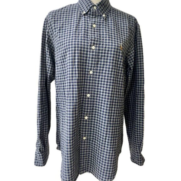 RALPH LAUREN OXFORD LONG SLEEVE SHIRT MEN SZ M VERSATILE SOPHISTICATED - Picture 4 of 16